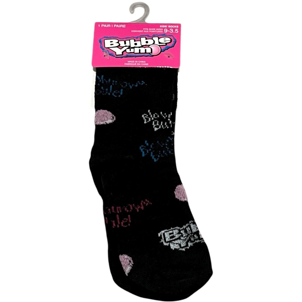 Kids Bubble Yum Socks Size 9-3.5